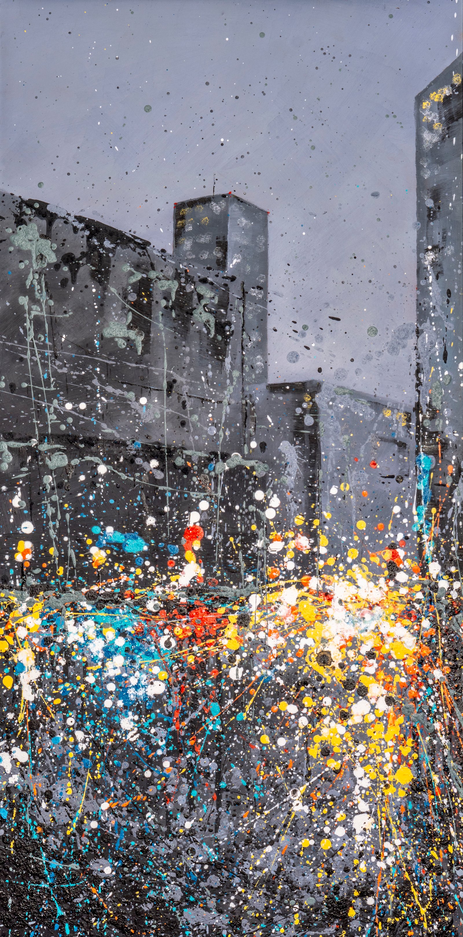 Max Letts' art 'Canterbury Street Scene'